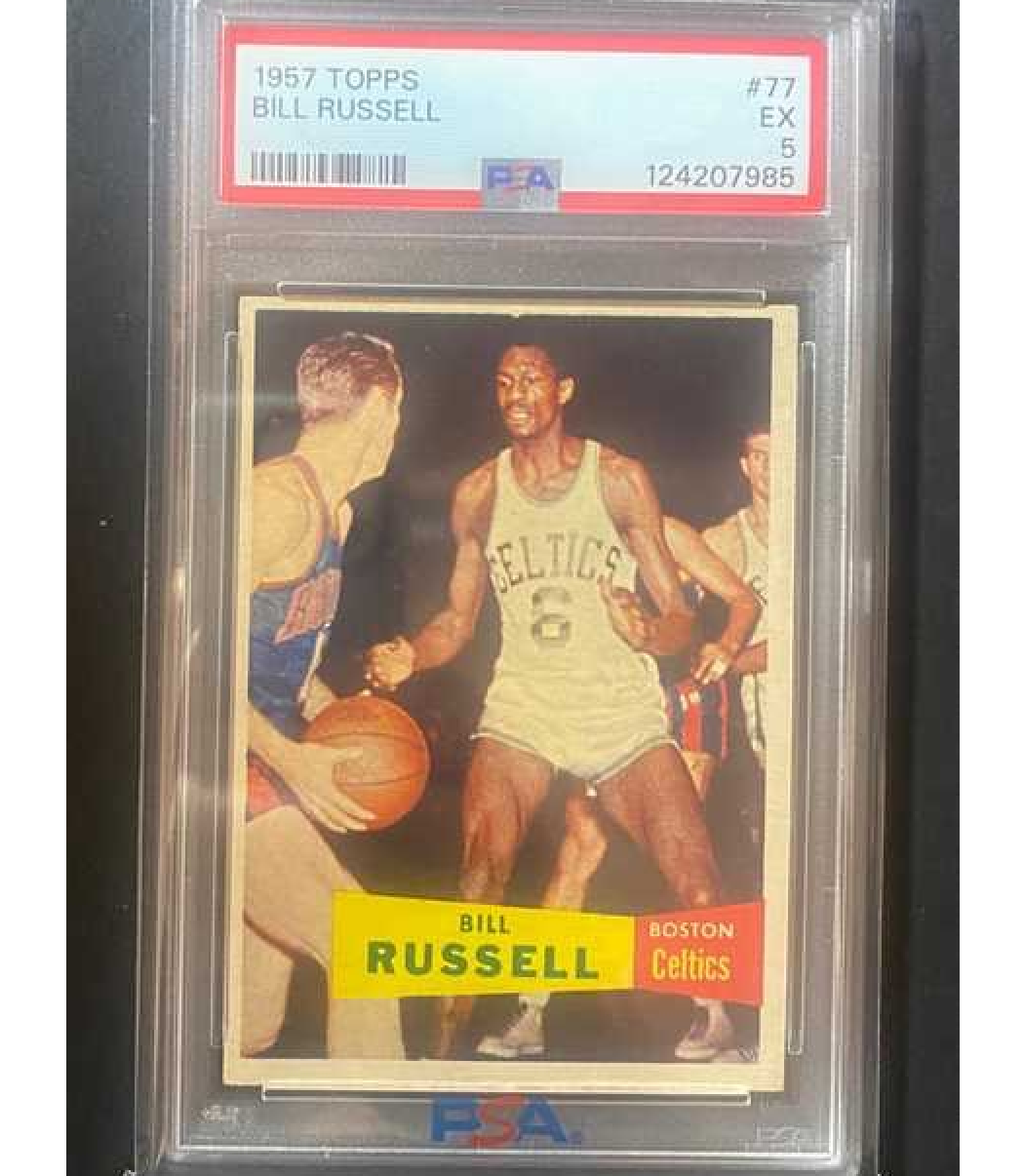 Topps Basketball #77 Bill Russell PSA 5
